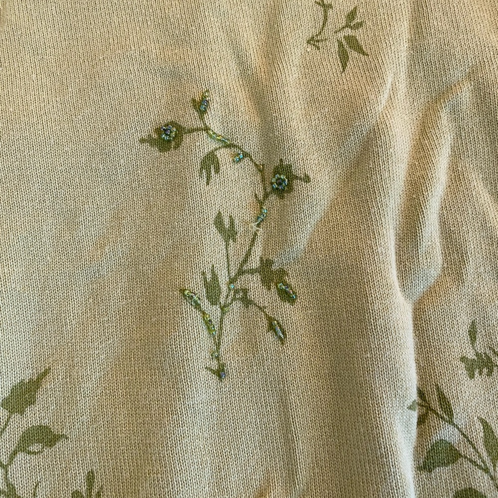 Y2K Express beaded green cardigan - Picture 11 of 12